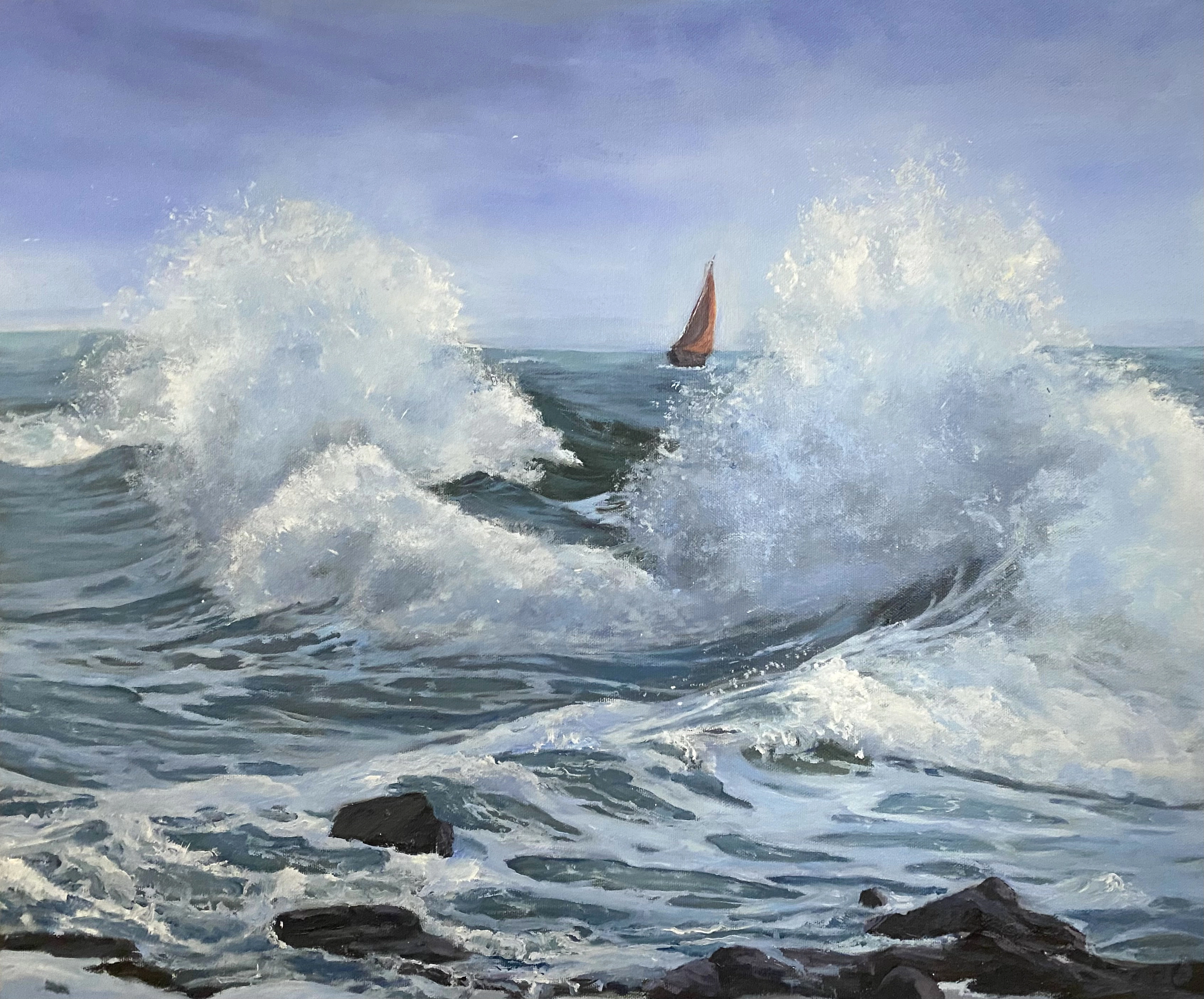 Peinture Entre deux mondes